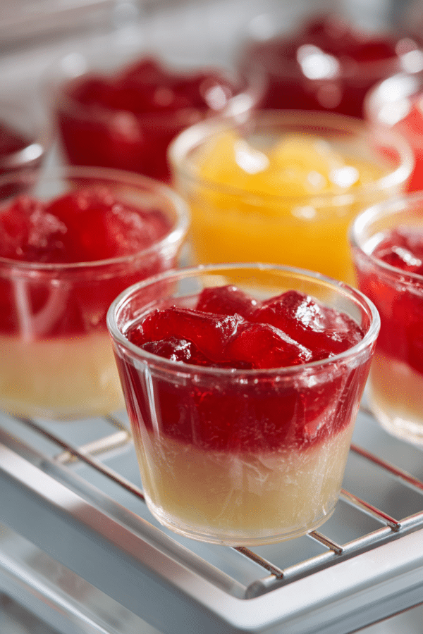 bariatric jello recipe setting in fridge cups