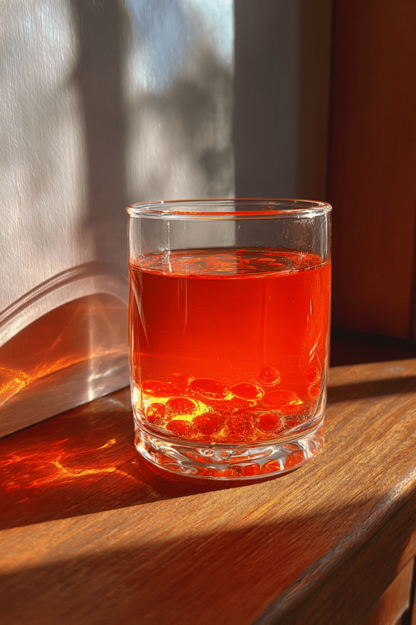 Dr Ashton gelatin recipe drink in glass cup