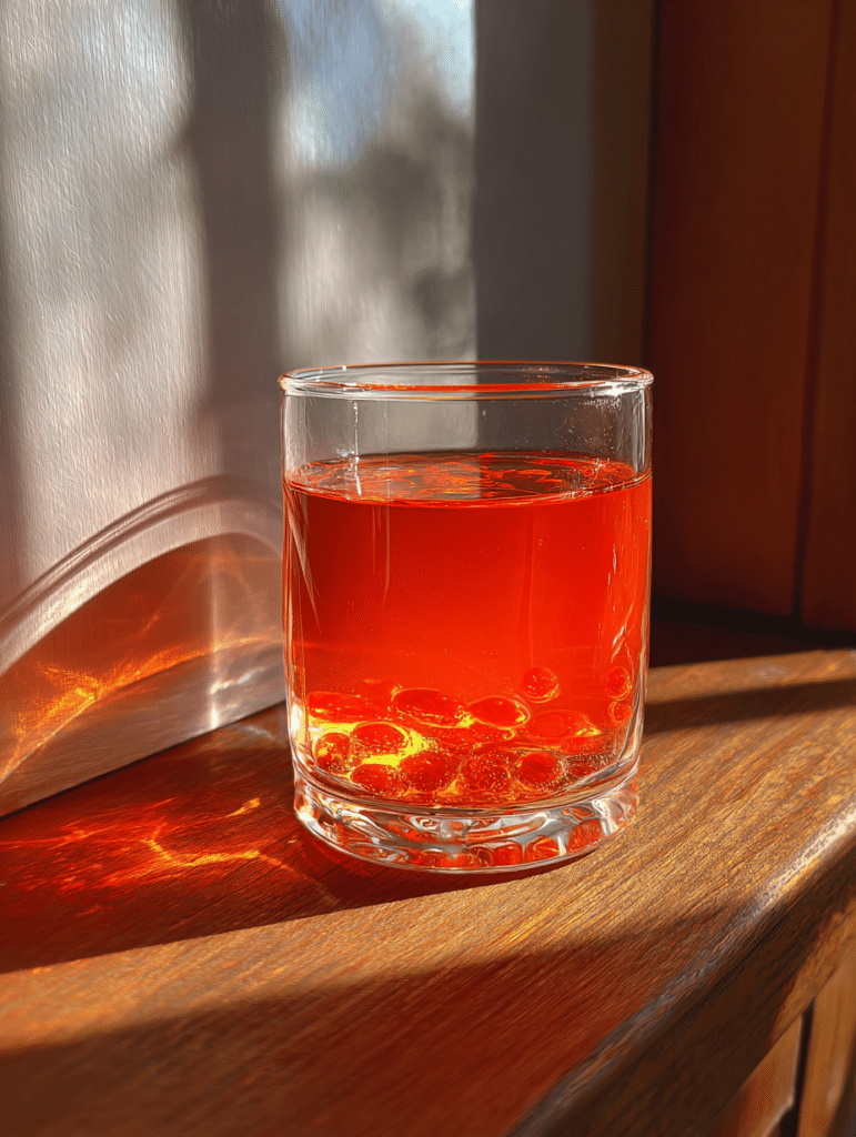 Dr Ashton gelatin recipe drink in glass cup