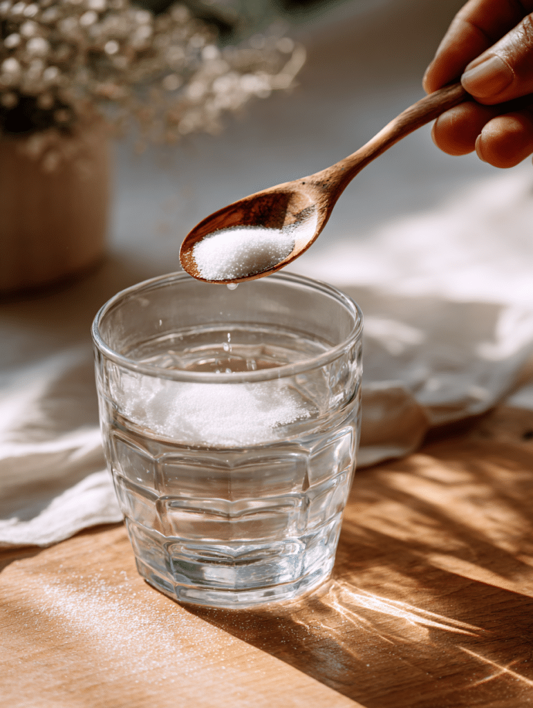mixing baking soda in water for Dr oz baking soda trick