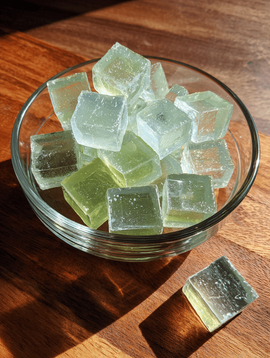 gelatin weight loss recipe in glass bowl