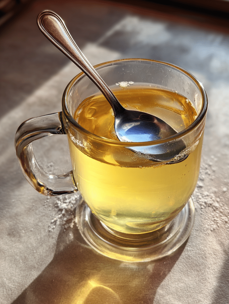 mixing honey and baking soda trick