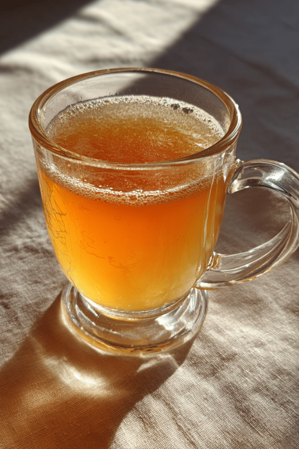 honey and baking soda trick drink in glass