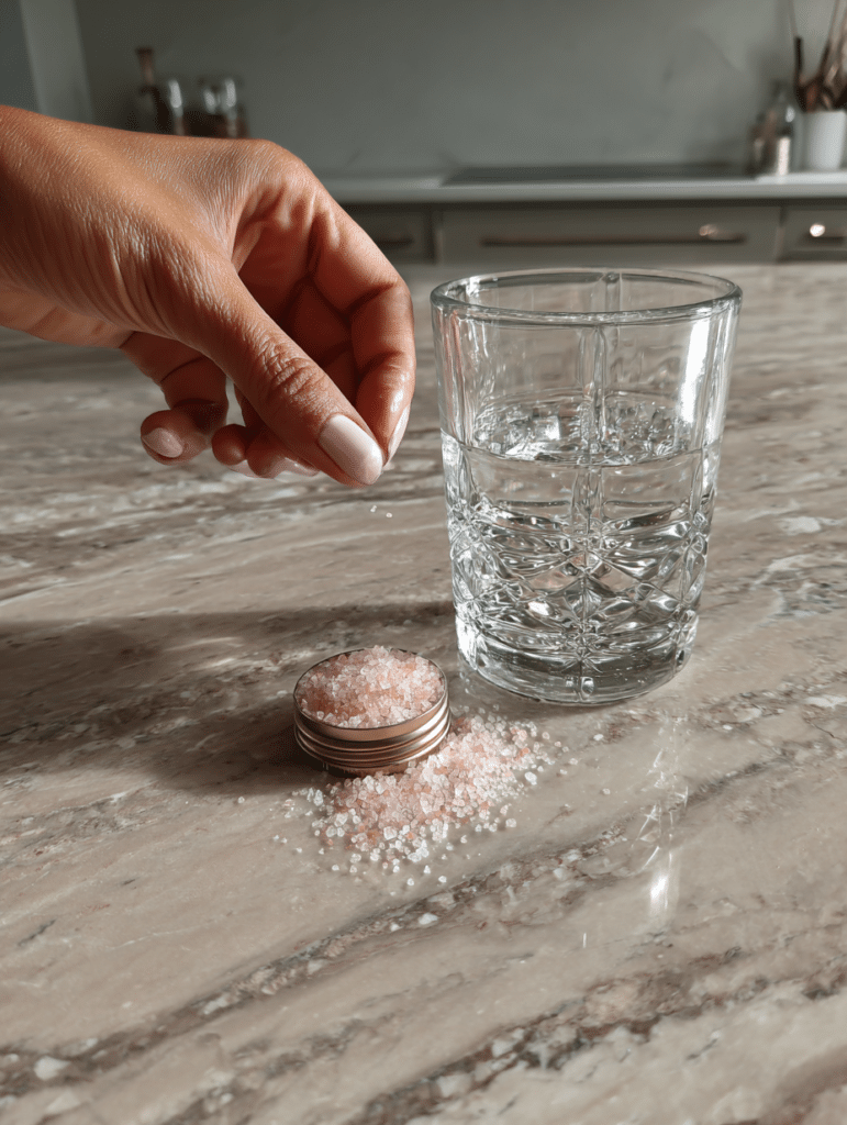 adding salt to water for horse salt trick for men