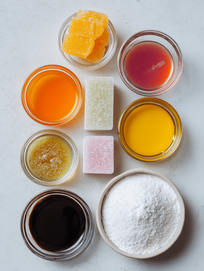 ingredients for Jillian Michaels gelatin gummies