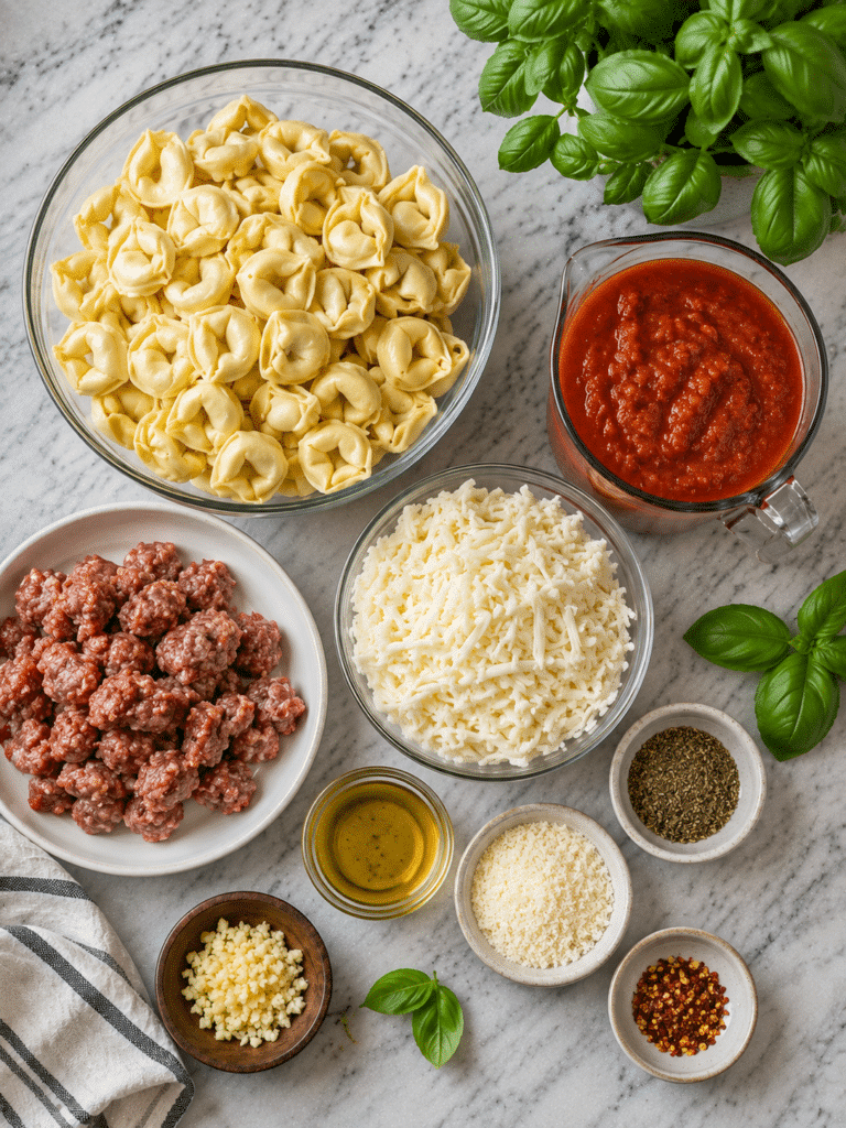 ingredients for tortellini casserole recipe